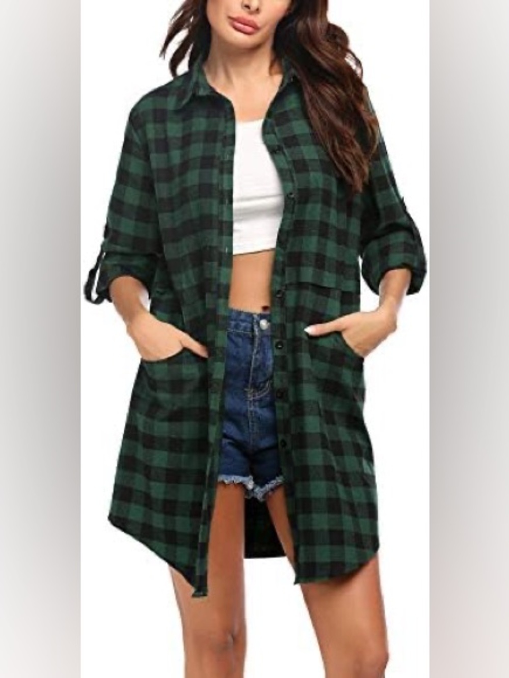 Black & Green Flannel